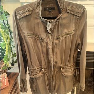 Trixxi Olive Green Utility Jacket-Medium